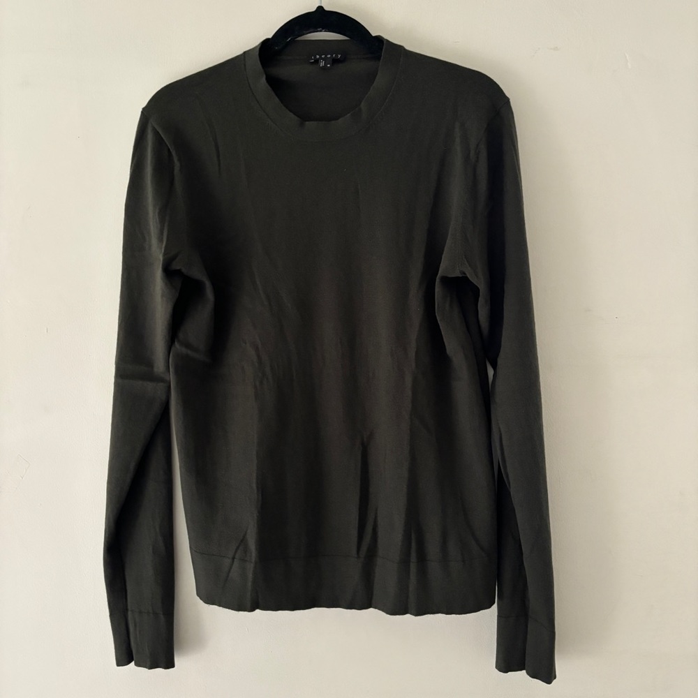 Theory cotton & cashmere pullover